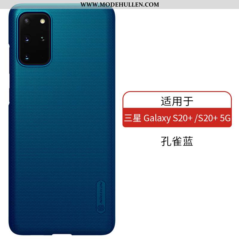 Hülle Samsung Galaxy S20+ Muster Dünne Schwer Gold Anti-sturz Neu Sterne Blau