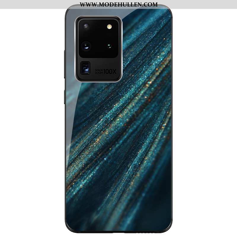 Hülle Samsung Galaxy S20 Ultra Silikon Schutz Handy Dunkelblau Alles Inklusive Case