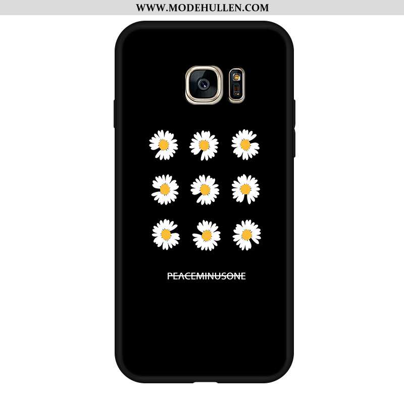 Hülle Samsung Galaxy S7 Schutz Persönlichkeit Sterne Kreativ Anti-sturz Karikatur Schwarz