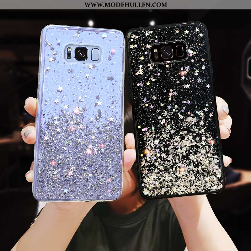 Hülle Samsung Galaxy S8+ Persönlichkeit Kreativ Schutz Silikon Hängende Verzierungen Weiß Transparen