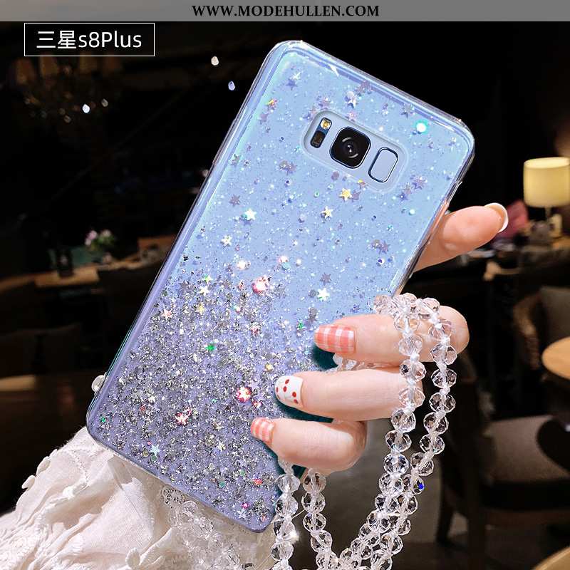 Hülle Samsung Galaxy S8+ Persönlichkeit Kreativ Schutz Silikon Hängende Verzierungen Weiß Transparen