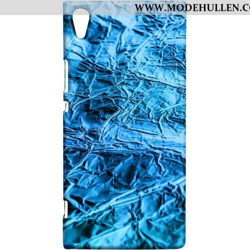 Hülle Sony Xperia Xa1 Ultra Metall Kreativ Handy Case Trend Blau