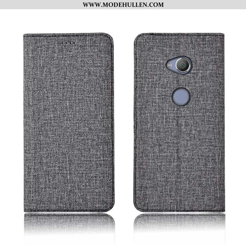 Hülle Sony Xperia Xa2 Ultra Silikon Schutz Handy Neu Case Grau Clamshell