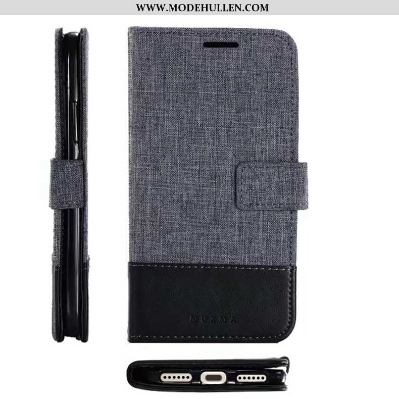 Hülle Sony Xperia Xz1 Compact Handy Grau Folio Case