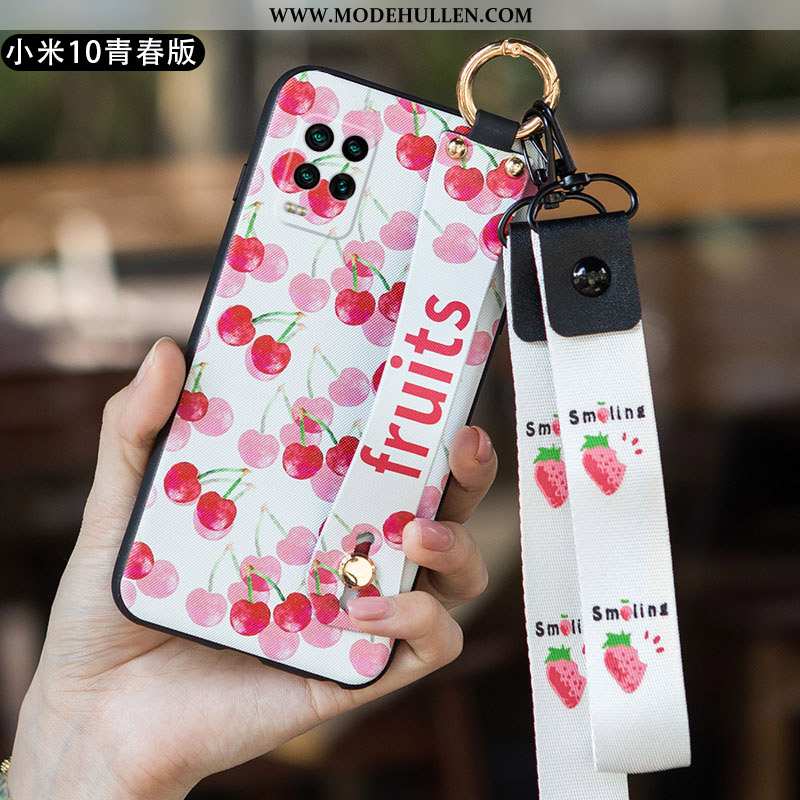Hülle Xiaomi Mi 10 Lite Trend Super Rosa Anti-sturz Kreativ Weiche Schutz
