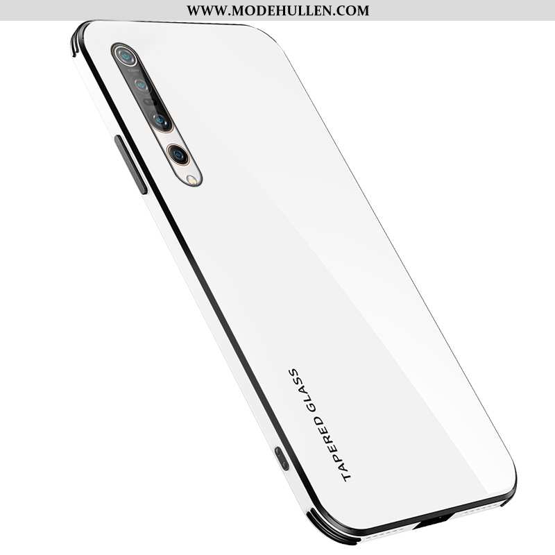 Hülle Xiaomi Mi 10 Pro Dünne Silikon Mode Liebhaber Glas Kreativ Weiße