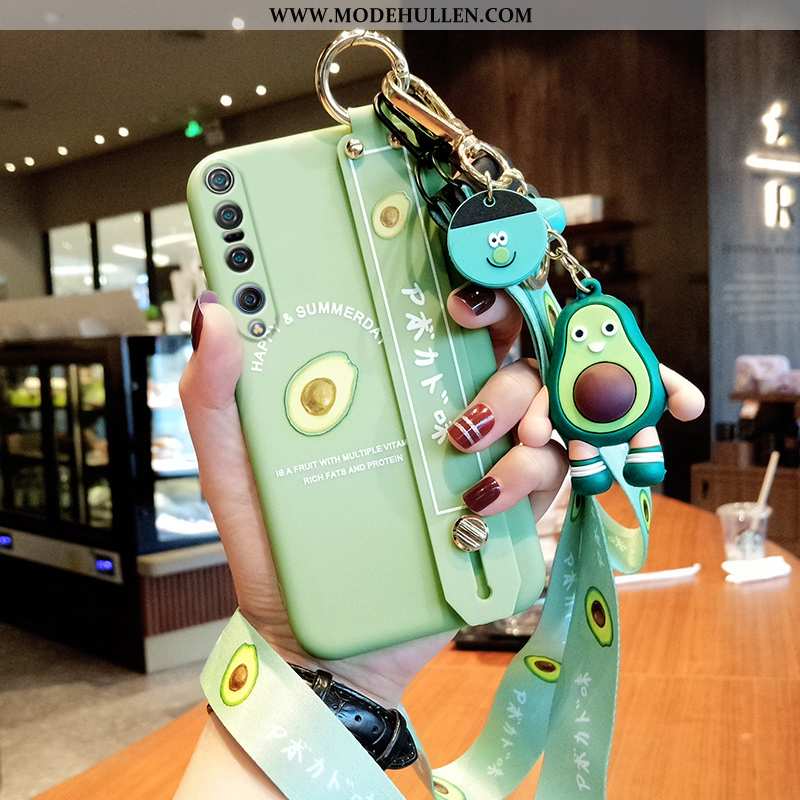 Hülle Xiaomi Mi 10 Pro Hängende Verzierungen Trend Silikon Kuh Jugend Anti-sturz Grün