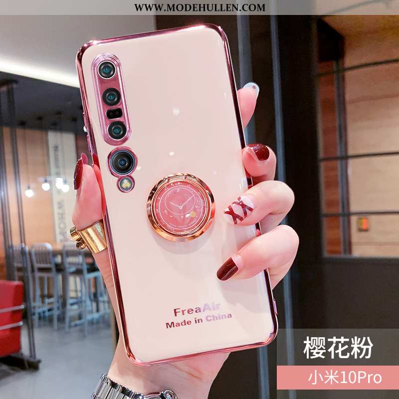 Hülle Xiaomi Mi 10 Pro Schutz Kreativ Case Halterung Überzug Mini Weiche Rosa
