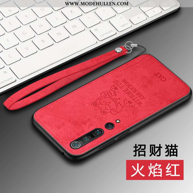 Hülle Xiaomi Mi 10 Pro Weiche Silikon Schutz Handy Case High-end Muster Rosa