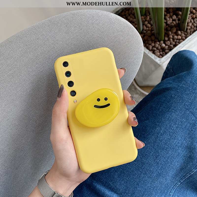 Hülle Xiaomi Mi 10 Schutz Persönlichkeit Case Trend Halterung Silikon Gelb Gelbe