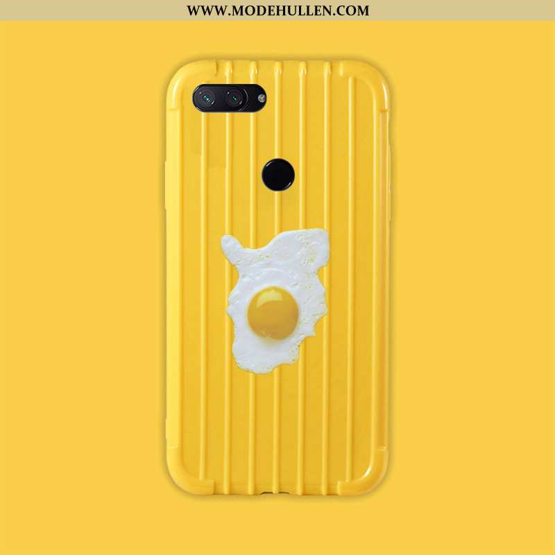 Hülle Xiaomi Mi 8 Lite Mode Persönlichkeit Einfach Dünne Alles Inklusive Gemalt Schutz Gelbe