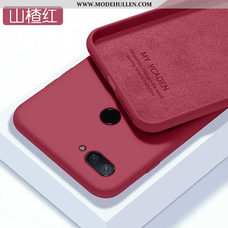 Hülle Xiaomi Mi 8 Lite Mode Trend Weiche Silikon Handy Weinrot Burgund