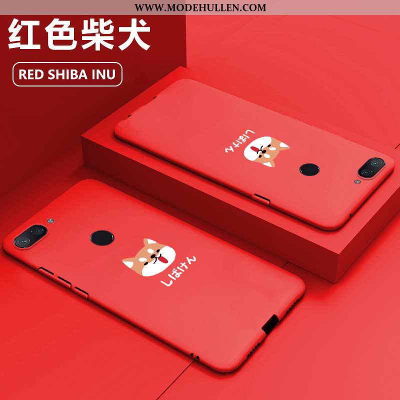 Hülle Xiaomi Mi 8 Lite Muster Schutz Mini Handy Neu Netto Rot Blau