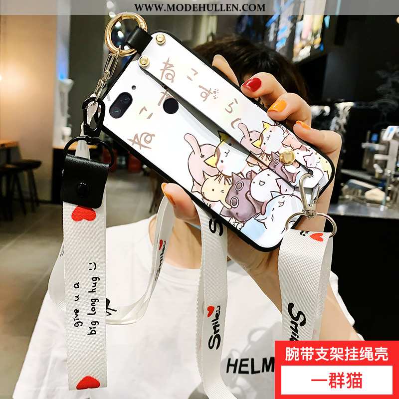 Hülle Xiaomi Mi 8 Lite Persönlichkeit Karikatur Handy Ratte Weiß Anti-sturz Niedliche Weiße