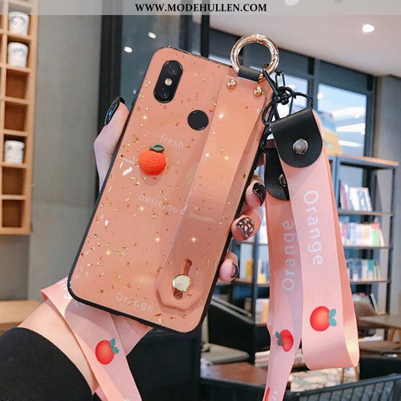 Hülle Xiaomi Mi 8 Muster Trend Weiche Herz Case Kuh Schutz Rosa