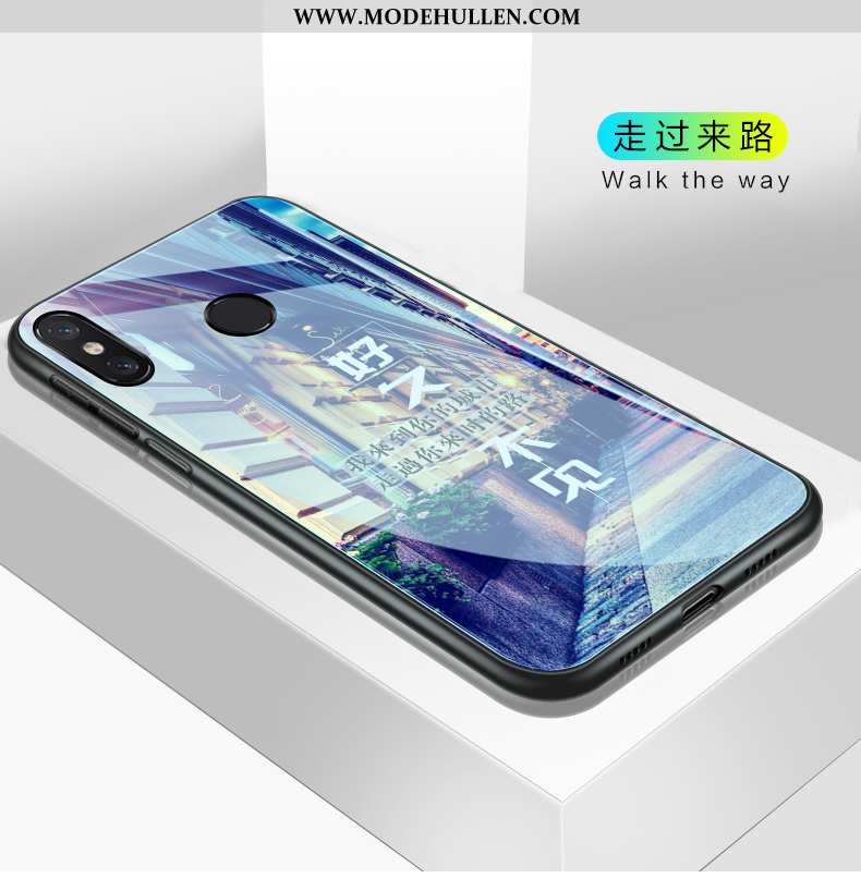 Hülle Xiaomi Mi 8 Silikon Schutz Case Trend Weiche Jugend Lila