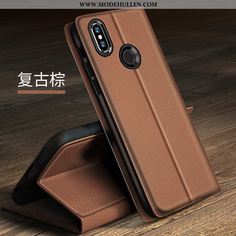Hülle Xiaomi Mi 8 Trend Weiche Folio Schwarz Persönlichkeit Kreativ