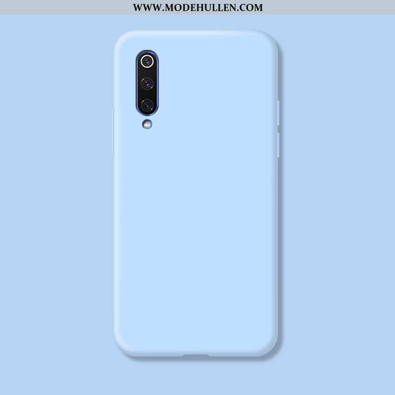 Hülle Xiaomi Mi 9 Kreativ Trend Silikon Mini Nubuck Weiche Blau