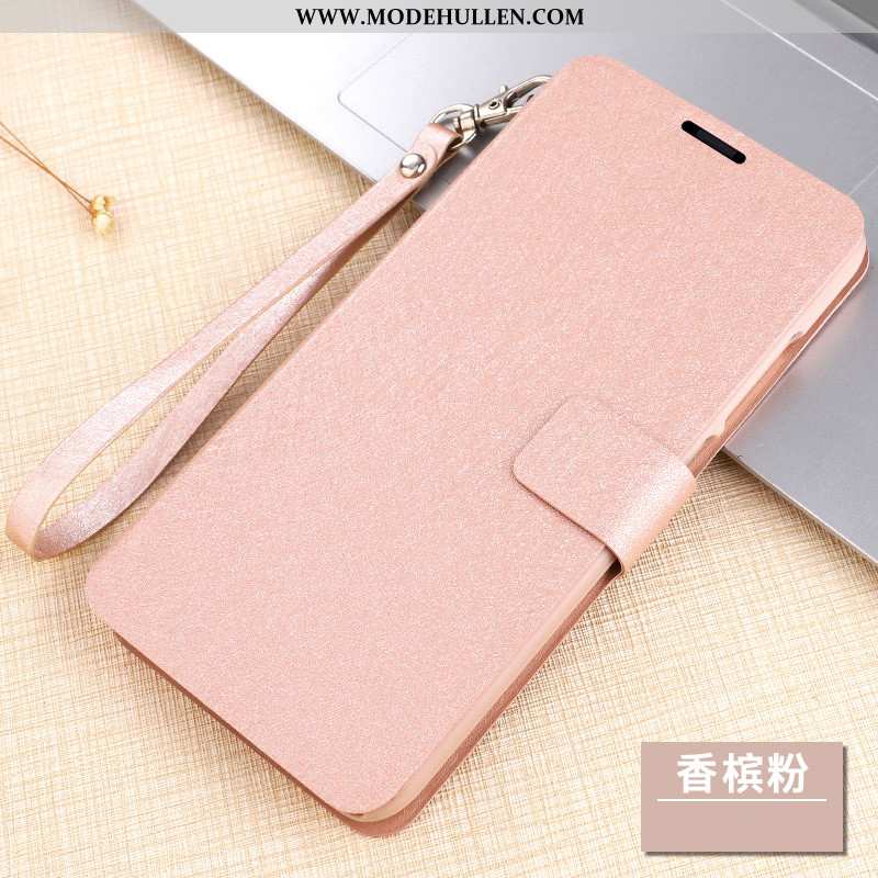 Hülle Xiaomi Mi 9 Lite Nubuck Persönlichkeit Muster Lederhülle Handy Schutz Angepasst Rosa