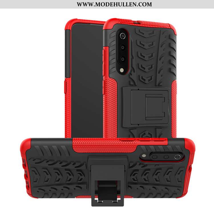 Hülle Xiaomi Mi 9 Lite Silikon Schutz Case Handy Rot Anti-sturz Weiche Rote