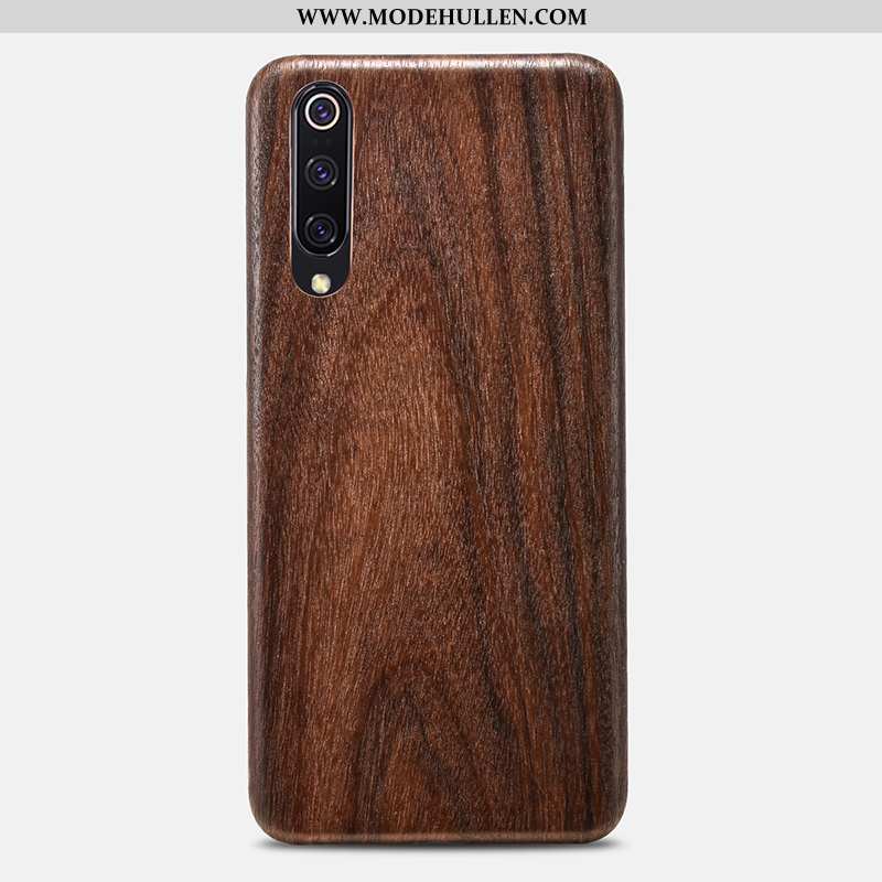 Hülle Xiaomi Mi 9 Muster Aus Holz Rutschfest Qualität Alles Inklusive Anti-sturz Braun