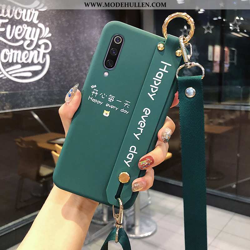 Hülle Xiaomi Mi 9 Schutz Nubuck Weiche Handy Anti-sturz Grün