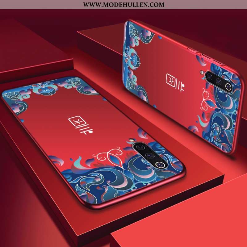 Hülle Xiaomi Mi 9 Se Schutz Nubuck Dünne Mini Handy Schwer Blau