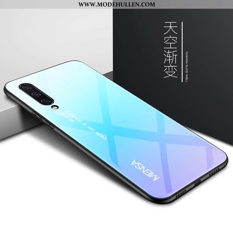 Hülle Xiaomi Mi 9 Se Silikon Schutz Case Einfach Trend Handy Spiegel Blau