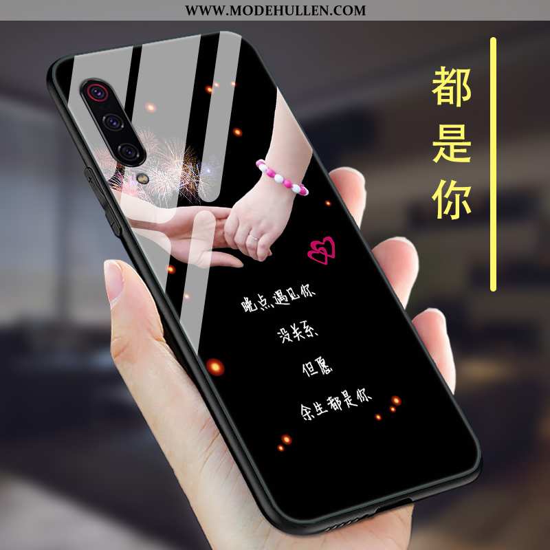 Hülle Xiaomi Mi 9 Se Trend Temperieren Spiegel Anti-sturz Einfassung Handy Schwarz