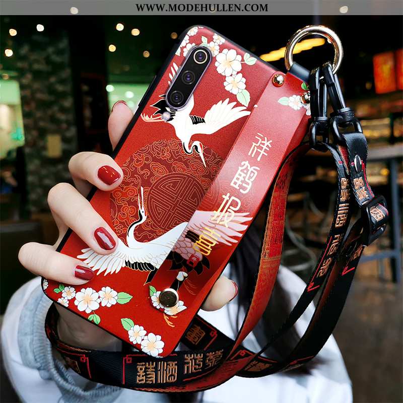 Hülle Xiaomi Mi 9 Se Trend Weiche Kran Silikon Mini Anti-sturz Handy Rote