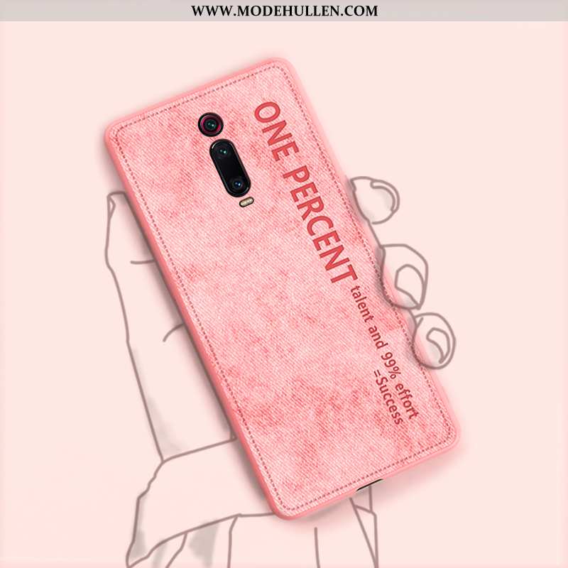 Hülle Xiaomi Mi 9t Dünne Silikon Case Anti-sturz Mini Rosa
