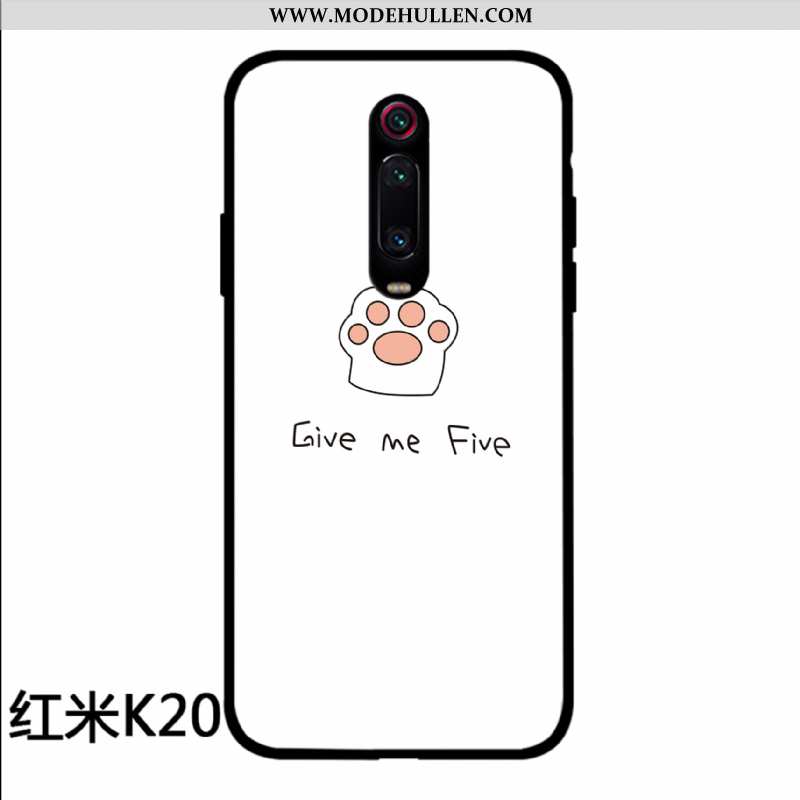 Hülle Xiaomi Mi 9t Glas Persönlichkeit Niedliche Silikon Case Handy Schutz Weiße