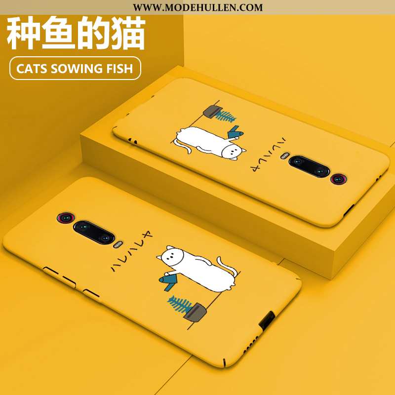 Hülle Xiaomi Mi 9t Kreativ Karikatur Handy Super Gelb Trend Dünne Gelbe