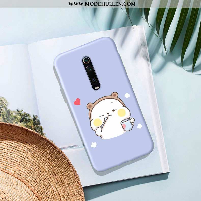Hülle Xiaomi Mi 9t Pro Kreativ Karikatur Anti-sturz Dünne Case Schutz Mini Blau