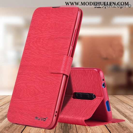 Hülle Xiaomi Mi 9t Pro Weiche Silikon Rot Denkmal Handy Alles Inklusive Rote