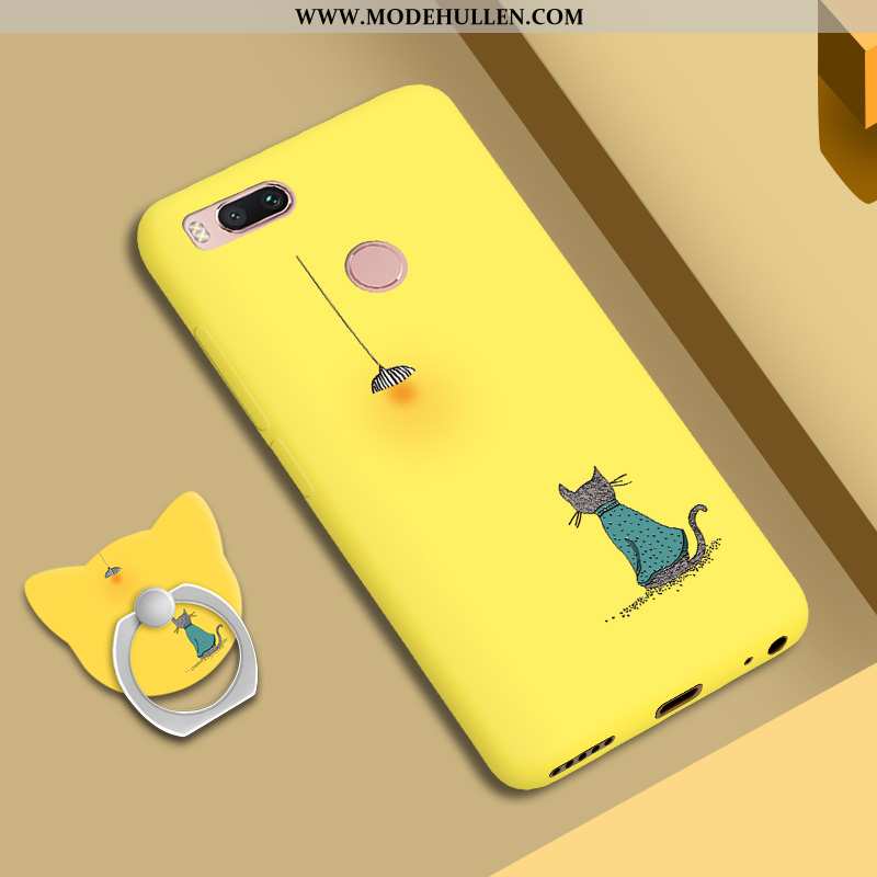Hülle Xiaomi Mi A1 Kreativ Nette Gelb Weiche Silikon Mini Gelbe