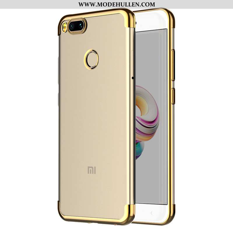 Hülle Xiaomi Mi A1 Silikon Schutz Dünne Anti-sturz Weiche Handy Gold