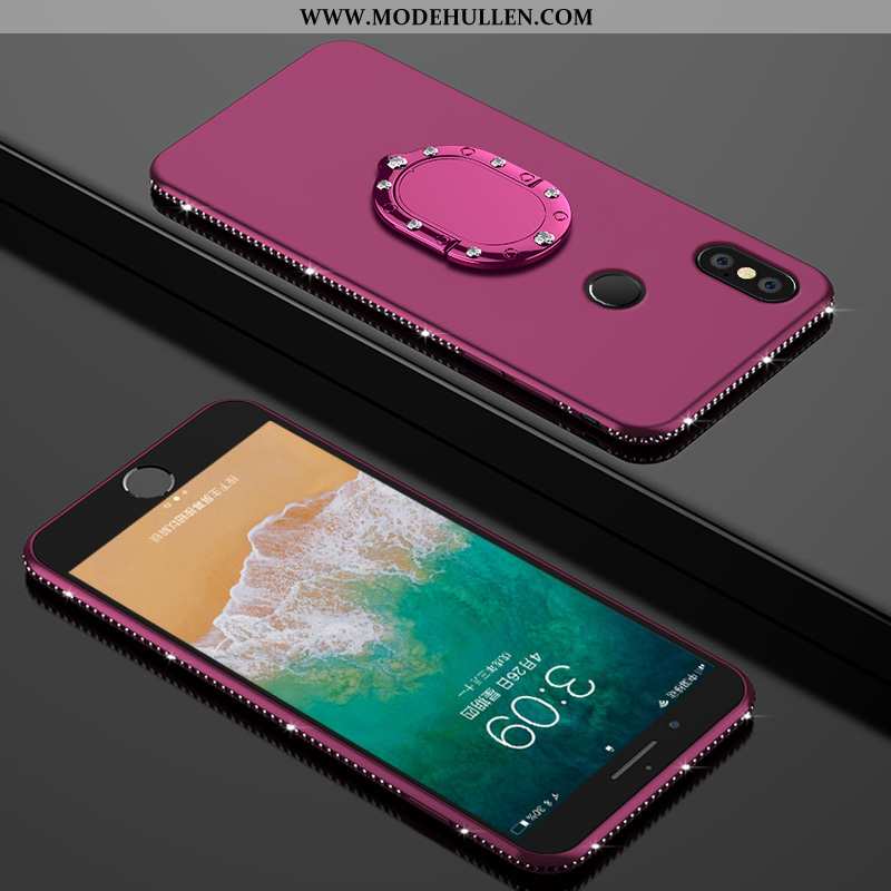 Hülle Xiaomi Mi A2 Luxus Nubuck Alles Inklusive Schutz Handy Anti-sturz Rote