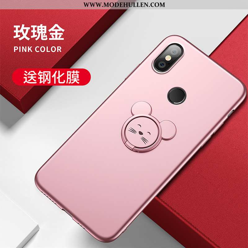 Hülle Xiaomi Mi A2 Persönlichkeit Kreativ Rot Schutz Mini Nette Rosa