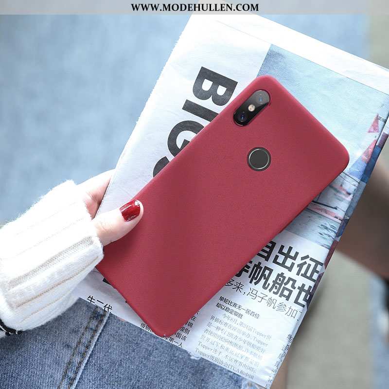 Hülle Xiaomi Mi A2 Super Dünne Liebhaber Einfarbig Blau Anti-sturz Trend