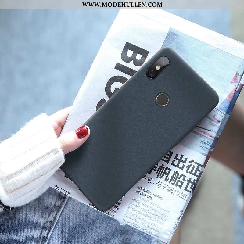 Hülle Xiaomi Mi A2 Super Dünne Liebhaber Einfarbig Blau Anti-sturz Trend