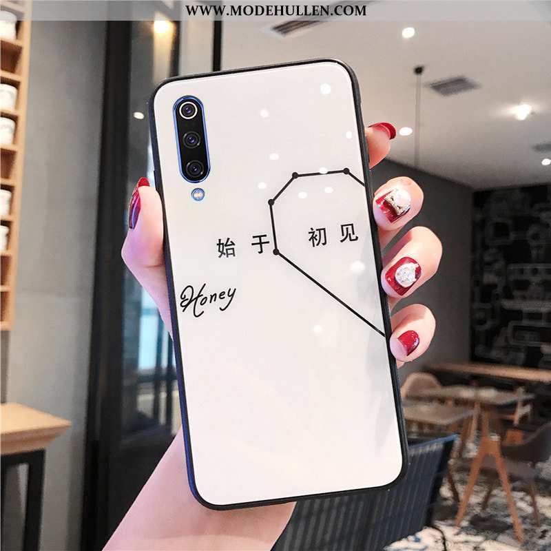 Hülle Xiaomi Mi A3 Glas Persönlichkeit Mini Weiß Silikon Case Weiße