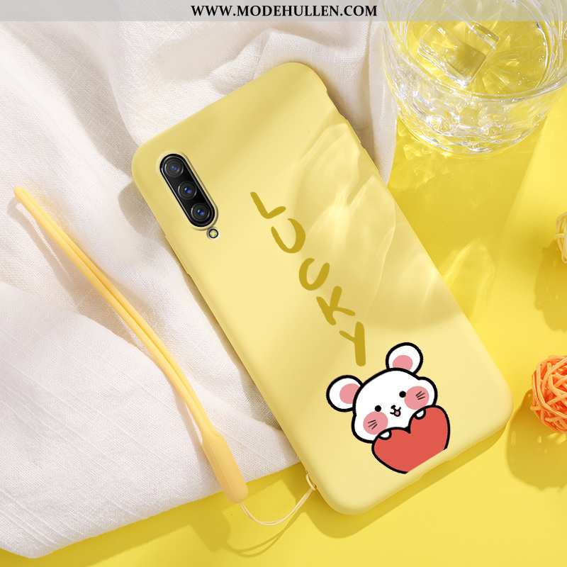 Hülle Xiaomi Mi A3 Kreativ Trend Liebhaber Silikon Case Gelb Mode Gelbe