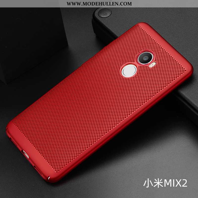 Hülle Xiaomi Mi Mix 2 Dünne Schutz Neu Atmungsaktiv Anti-sturz Durchbrochenes Case Rote