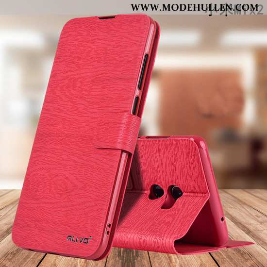 Hülle Xiaomi Mi Mix 2 Lederhülle Weiche Rot Anti-sturz Silikon Schutz Rote