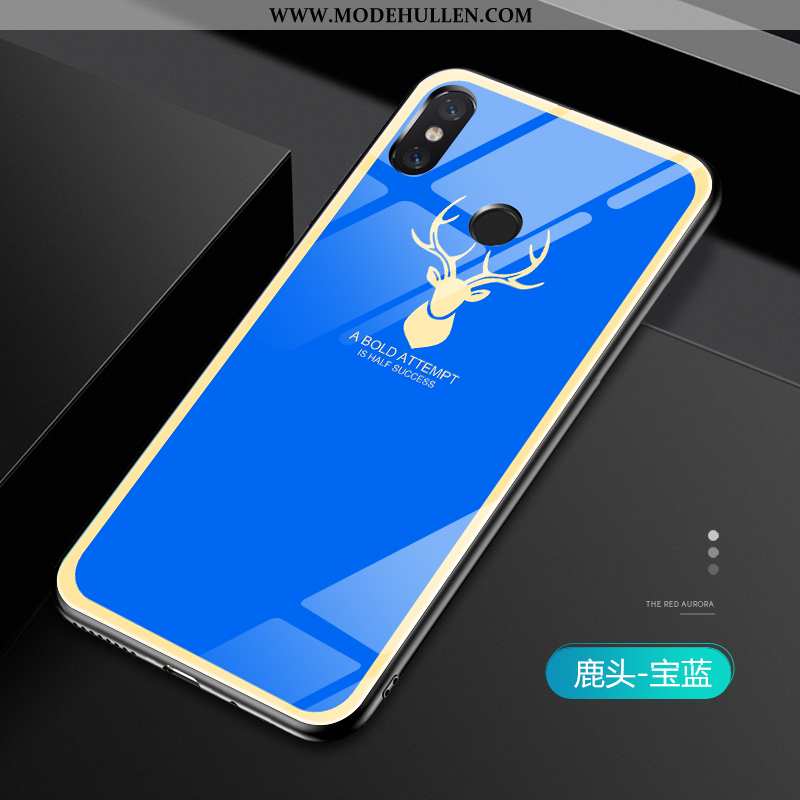 Hülle Xiaomi Mi Mix 2s Trend Weiche Persönlichkeit Liebhaber Neu Einfach Mini Blau