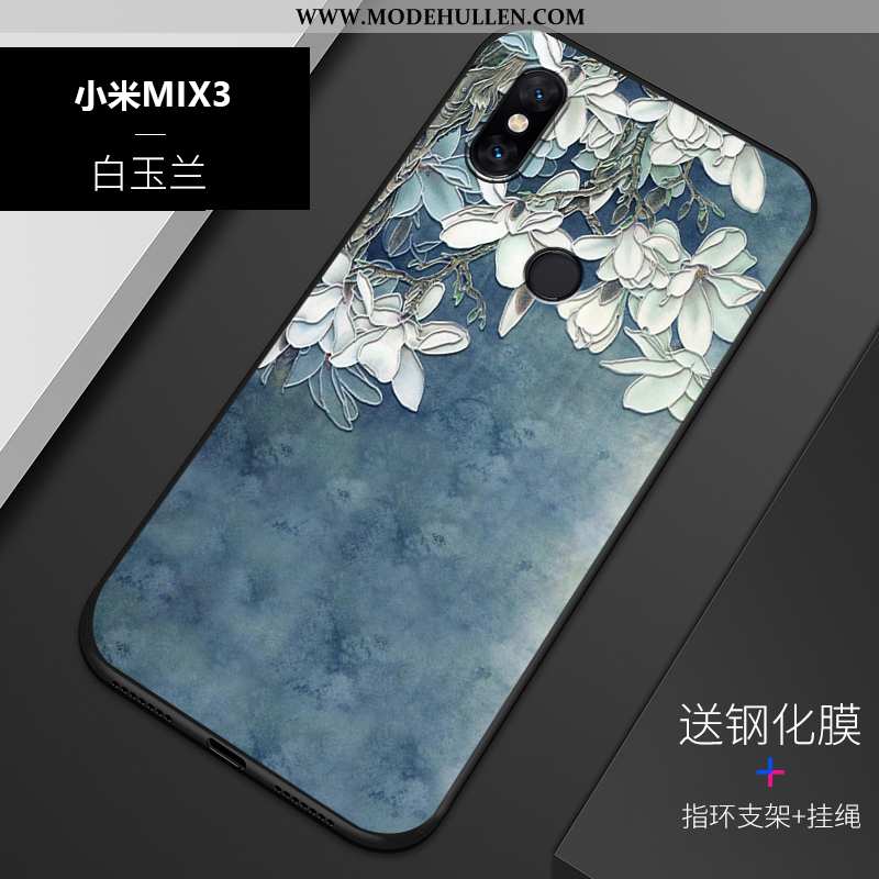 Hülle Xiaomi Mi Mix 3 Persönlichkeit Prägung Trend Weiche Alles Inklusive Angepasst Blau