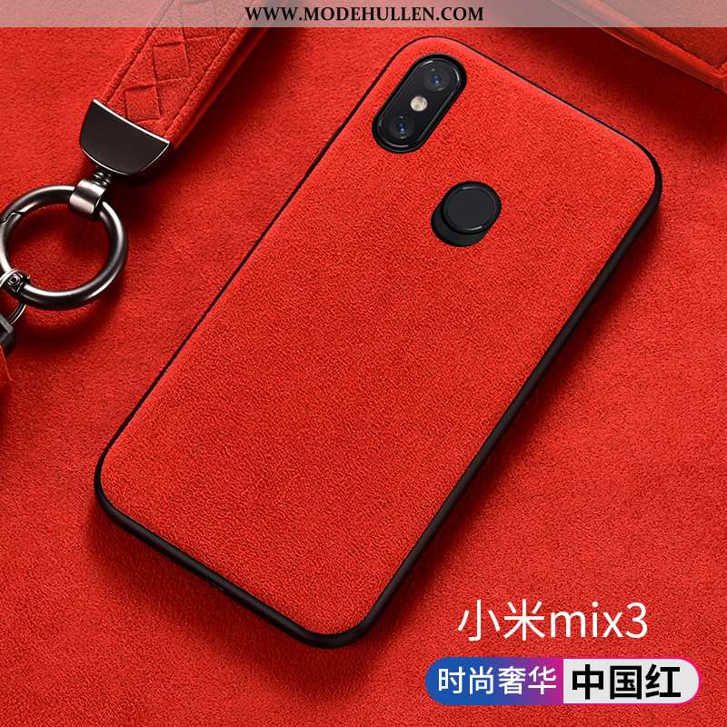 Hülle Xiaomi Mi Mix 3 Schutz Anti-pelz Europa Mini Handy Silikon Rot Rote