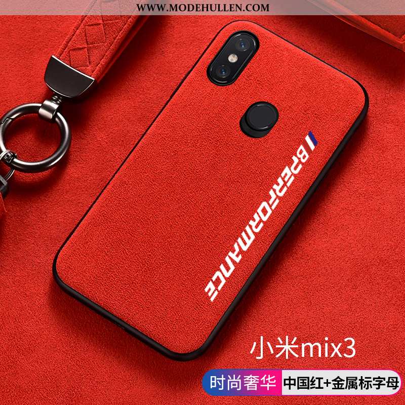 Hülle Xiaomi Mi Mix 3 Schutz Anti-pelz Europa Mini Handy Silikon Rot Rote