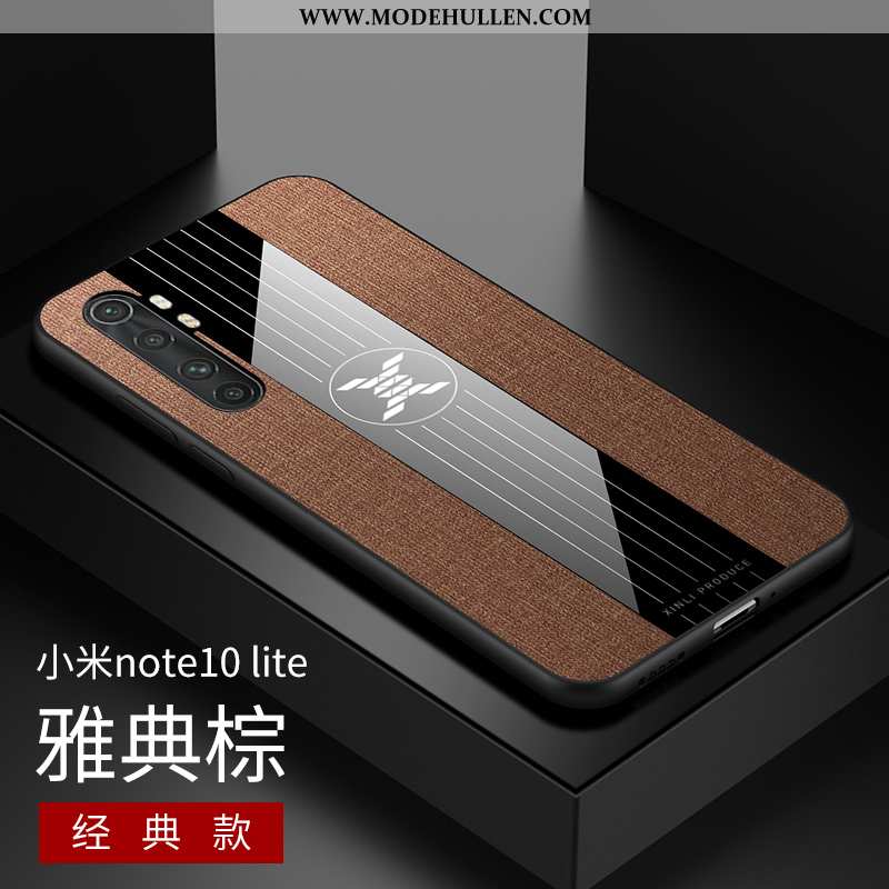 Hülle Xiaomi Mi Note 10 Lite Nubuck Muster Case Jugend Anti-sturz Mini Silikon Rote